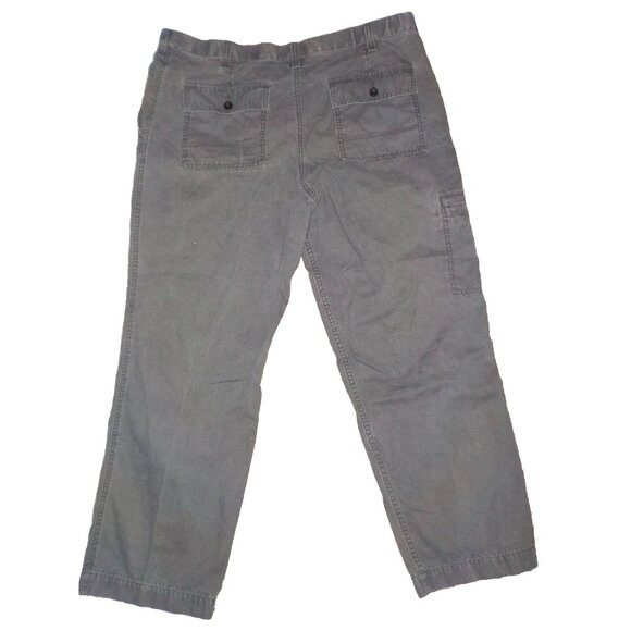 Docker's D3 Classic Stretch Expand-A-Waist Men's Dark Gray Jeans Size 38 x 29 - Picture 3 of 5